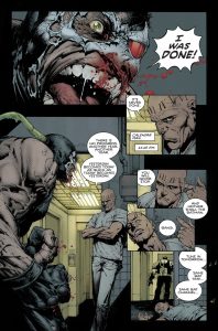 David Finch - Bane hurlant sa rage à la face de Calendar Man