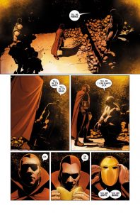 Mikel Janin - Bane à genoux devant le Psycho Pirate