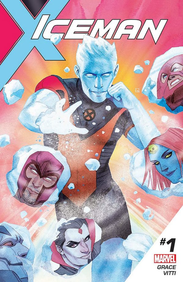 Couverture d'Iceman #1 par Kevin Wada