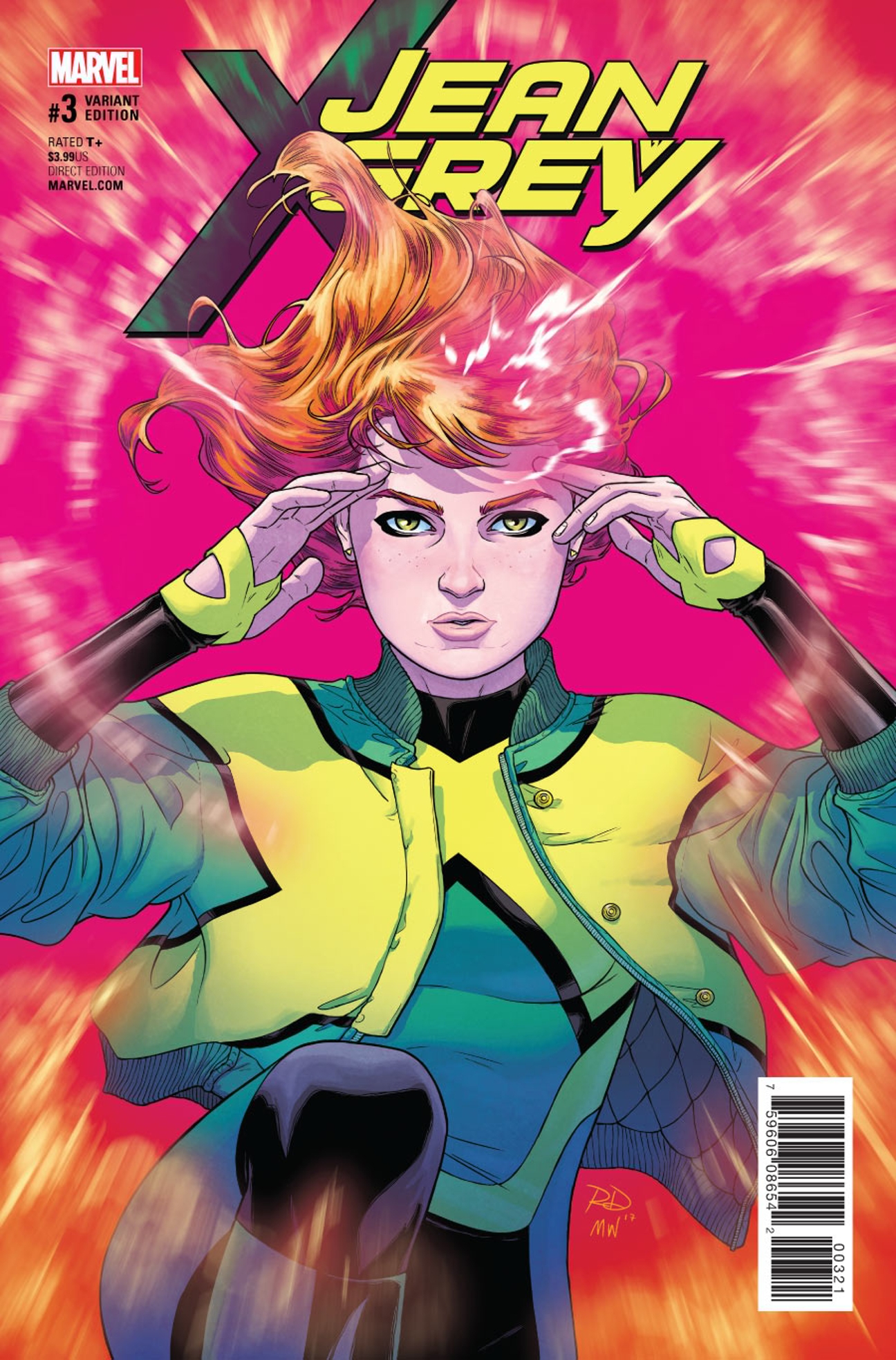 Russell Dauterman - Jean Grey #3 variant cover