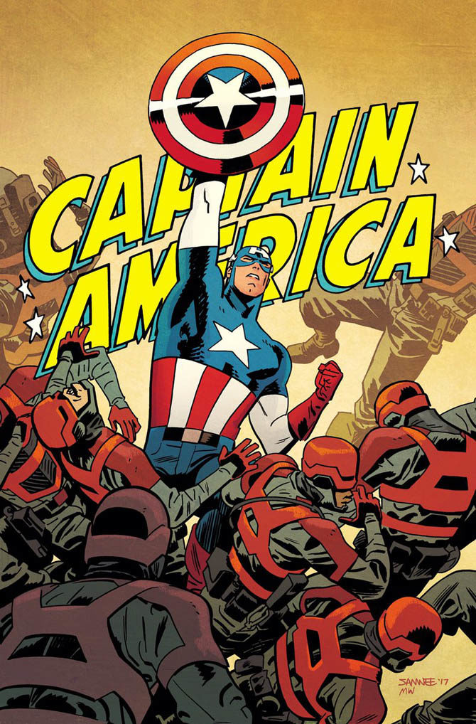 Chris Samne - Captain America #695
