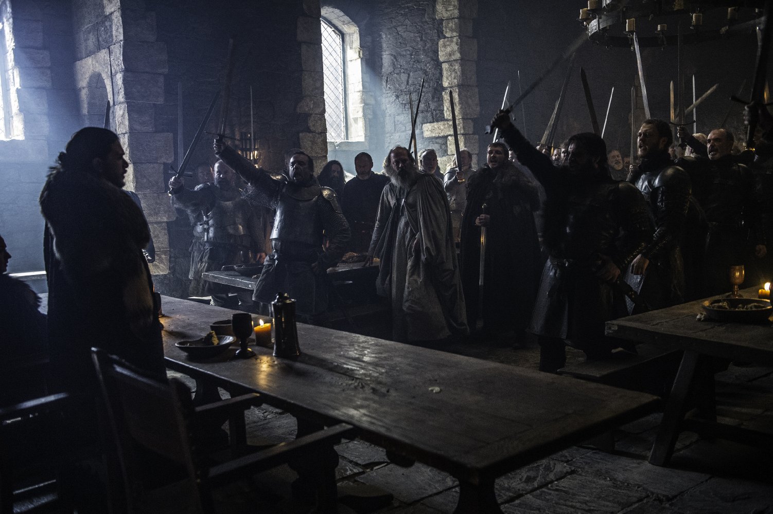 Jon Snow sacré roi du nord