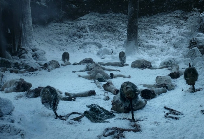 L'une des premières scènes de la saison 1