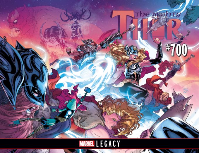 Russell Dauterman - Mighty Thor 700 cover