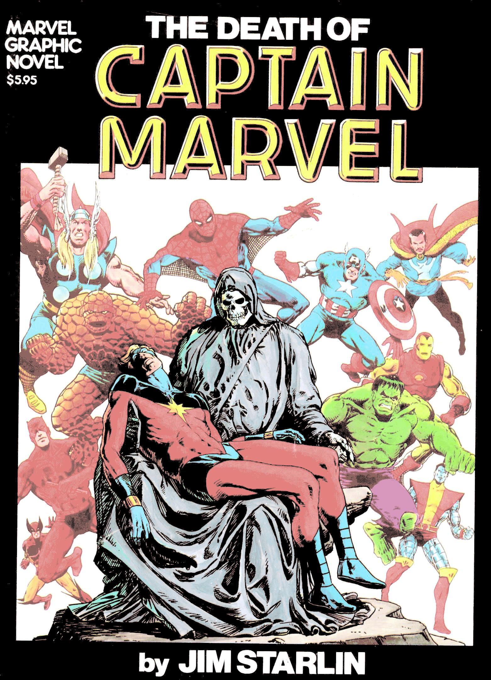 The Death of the Mighty Thor - lenticular cover