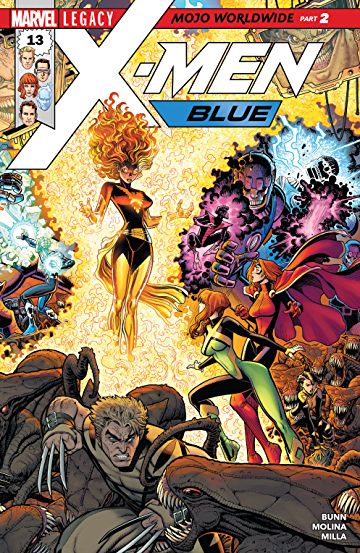 Arthur Adams - X-Men Blue #13 cover