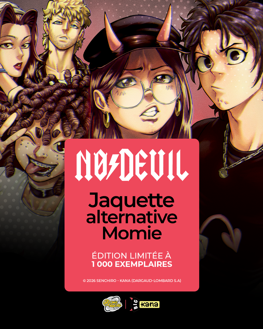 Une jaquette Momie pour le nouveau Manga No Devil !