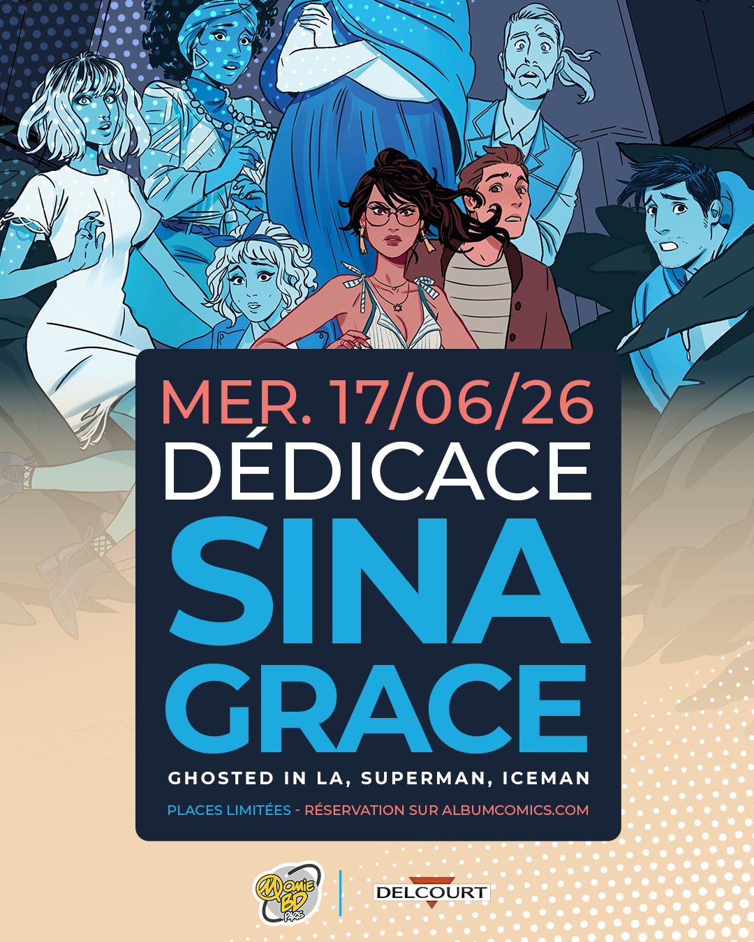 Dédicace de Sina Grace pour la sortie française de Ghosted in L.A. !