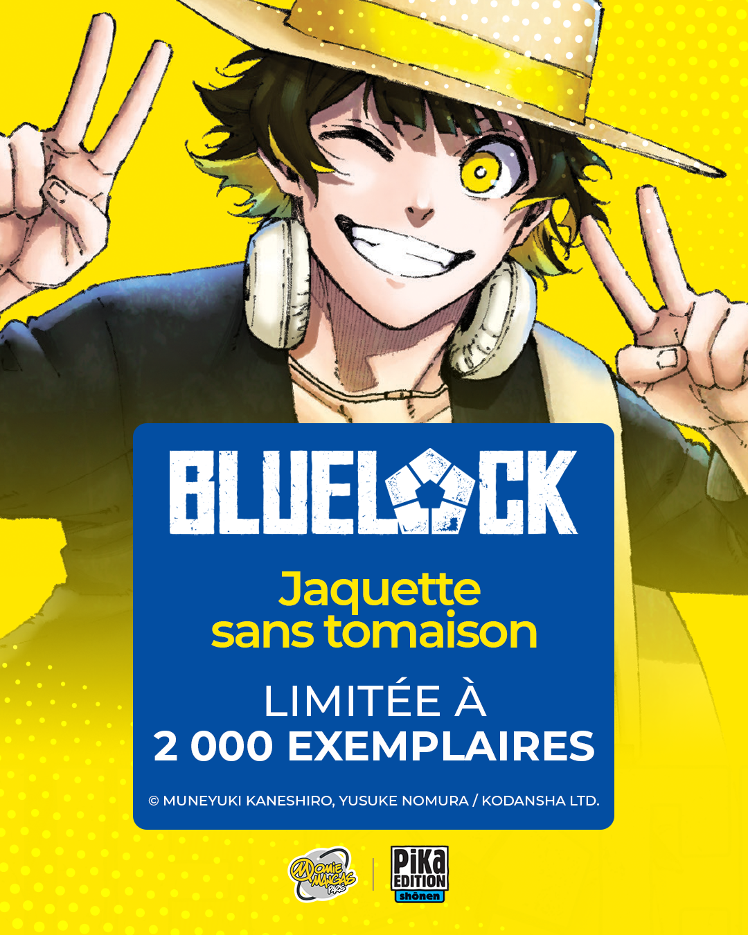 Une Jaquette alternative Momie pour le Manga Blue Lock !